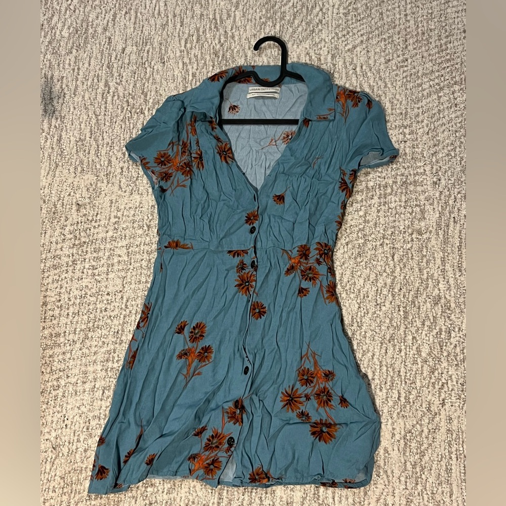 Urban Outfitters Button-down Mini Dress